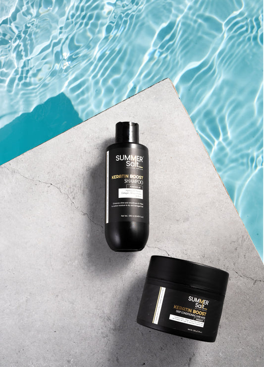 Keratin Boost shampoo and Hair Mask Combo