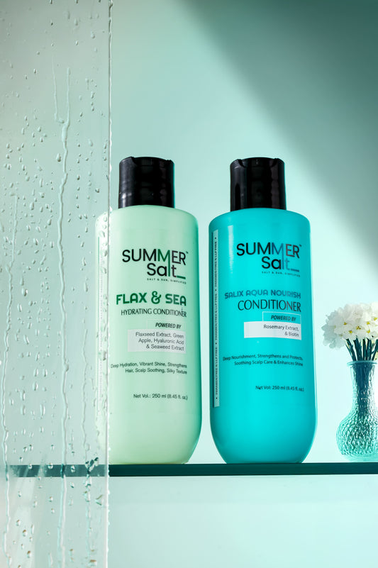 Flax and sea shampoo and conditioner Combo