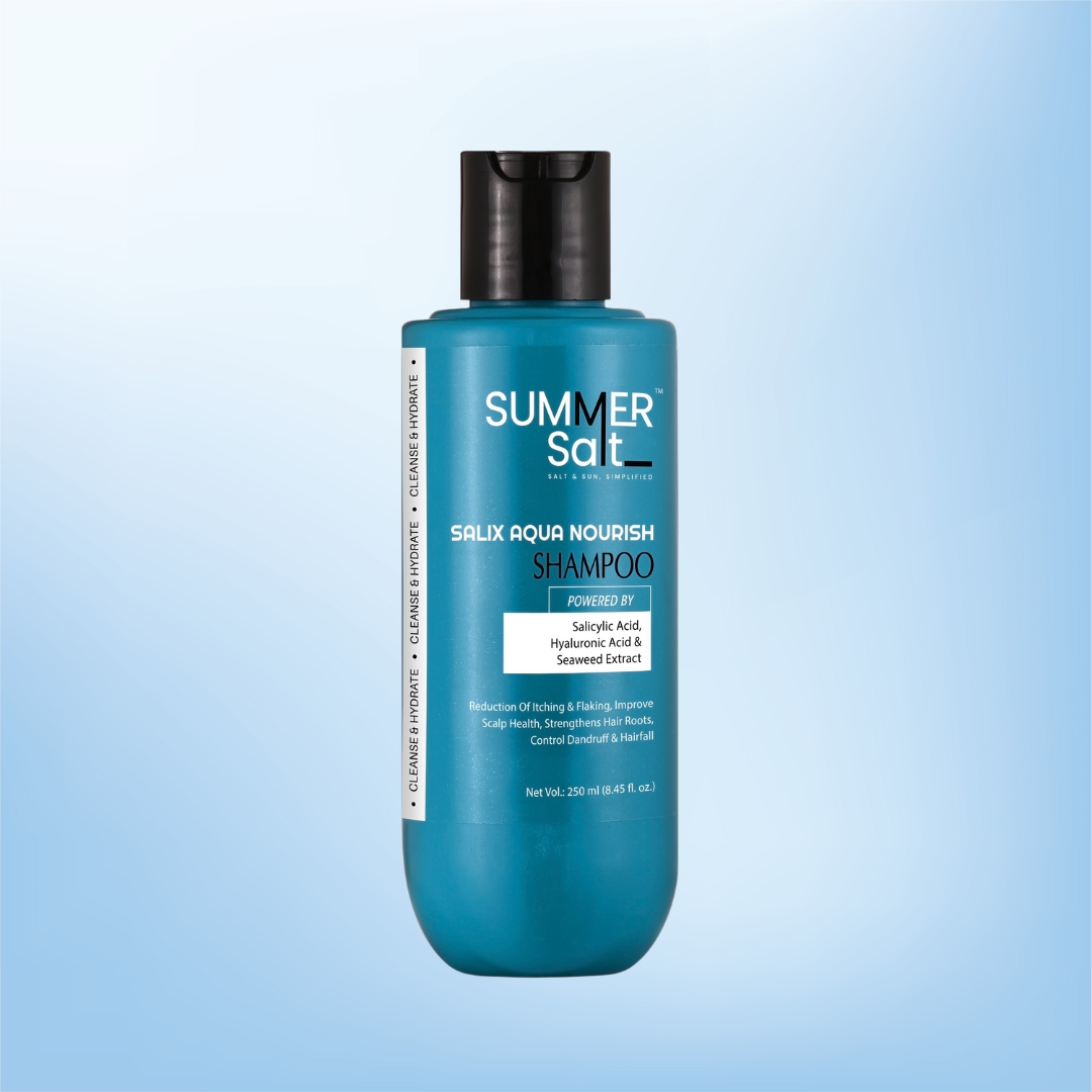 Salicyclic Acid & Sea-Weed Extract Nourishing Shampoo For Dandruff & Hair-Fall Control 250ml