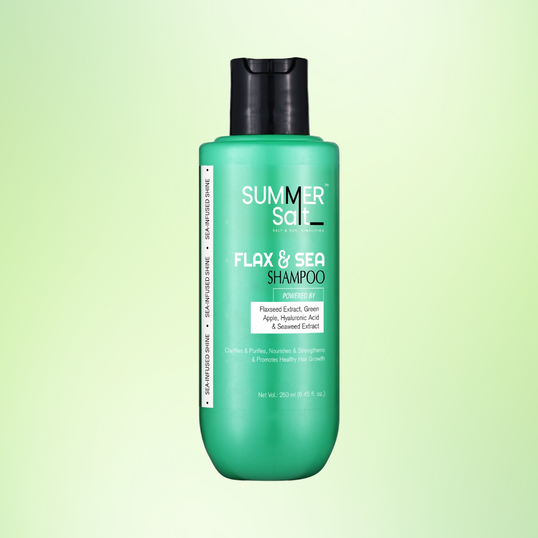 Flaxseed & Seaweed Extract Hydrating Shampoo For Healthy & Shiny Hair 250ml