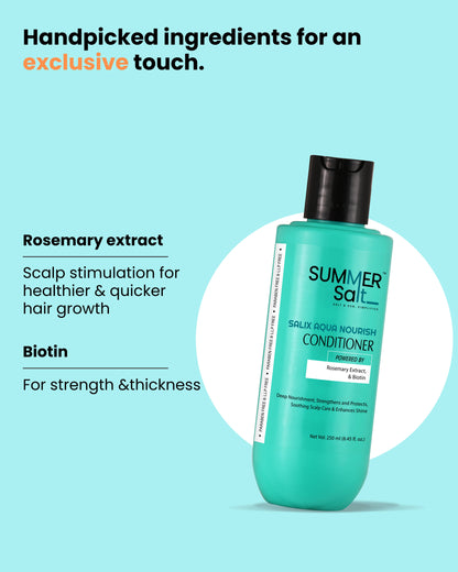 Rosemary Extract & Biotin Nourishing Conditioner For Thicker & Stronger Hair 250ml