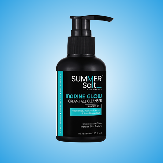 Marine Salt & Niacinamide Brightening Cream Face Wash For Glowing Skin 80ml