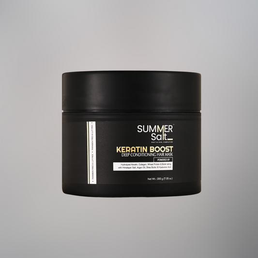 Hydrolysed Keratin Himalayan Salt & Collagen Deep Conditioning Hair Mask For Intense Hydration & Repair 200gm
