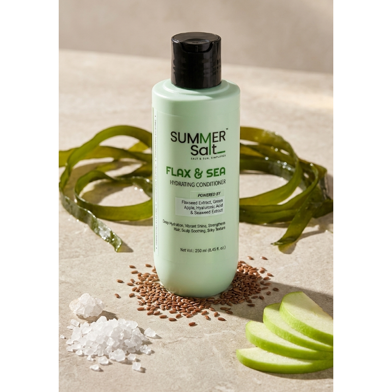 Flaxseed & Seaweed Extract Hydrating Conditioner For Vibrant Shiny Hair 250ml