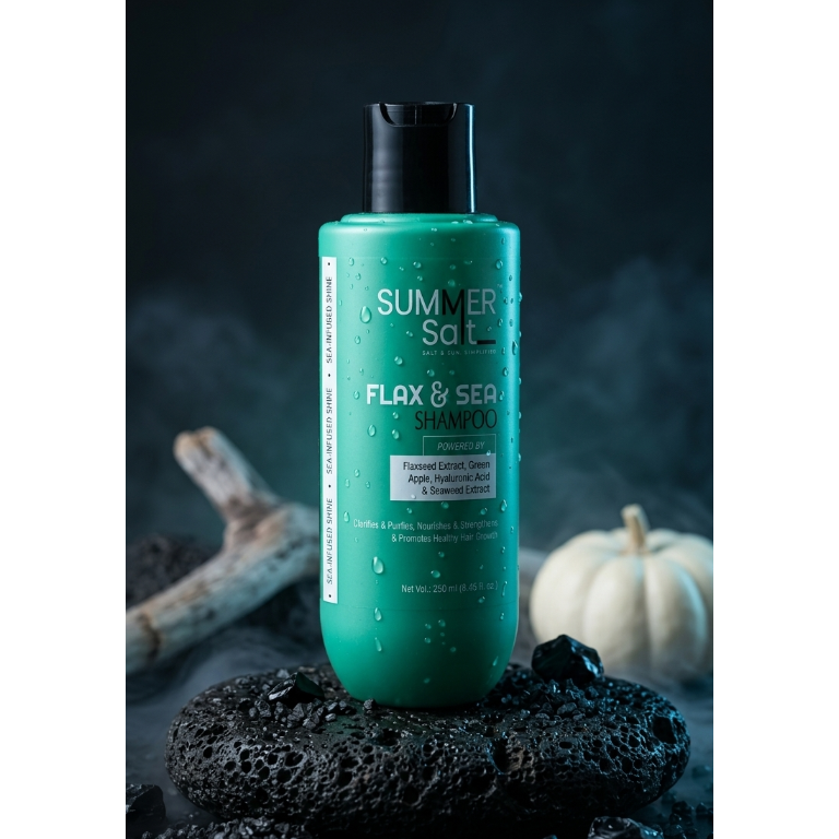 Flaxseed & Seaweed Extract Hydrating Shampoo For Healthy & Shiny Hair 250ml