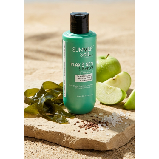 Flaxseed & Seaweed Extract Hydrating Shampoo For Healthy & Shiny Hair 250ml