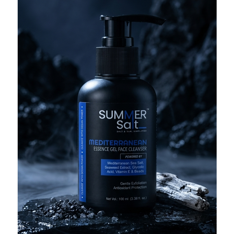 Mediterranean Sea Salt & Vitamin E Gel Facewash For Oily & Combination Skin 100ml