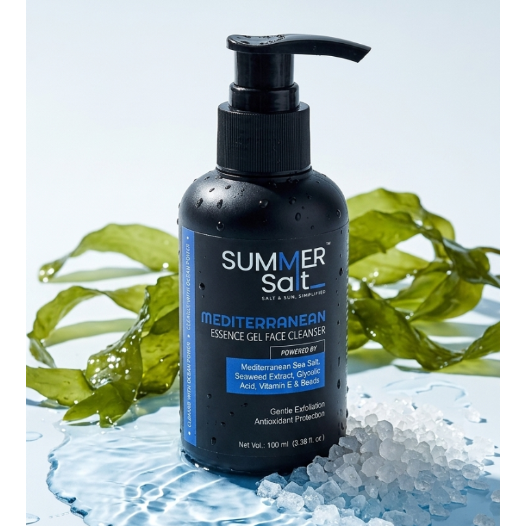 Mediterranean Sea Salt & Vitamin E Gel Facewash For Oily & Combination Skin 100ml