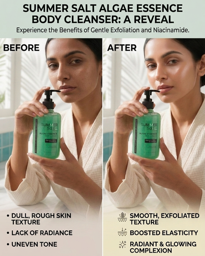 Algae Extract & Niacinamide Body Wash For Rejuvenating Shower Experience 300ml
