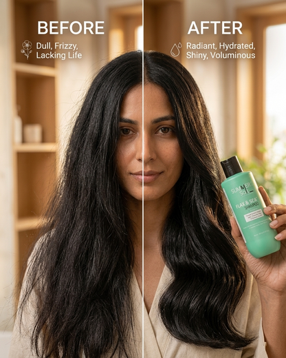 Flaxseed & Seaweed Extract Hydrating Shampoo For Healthy & Shiny Hair 250ml