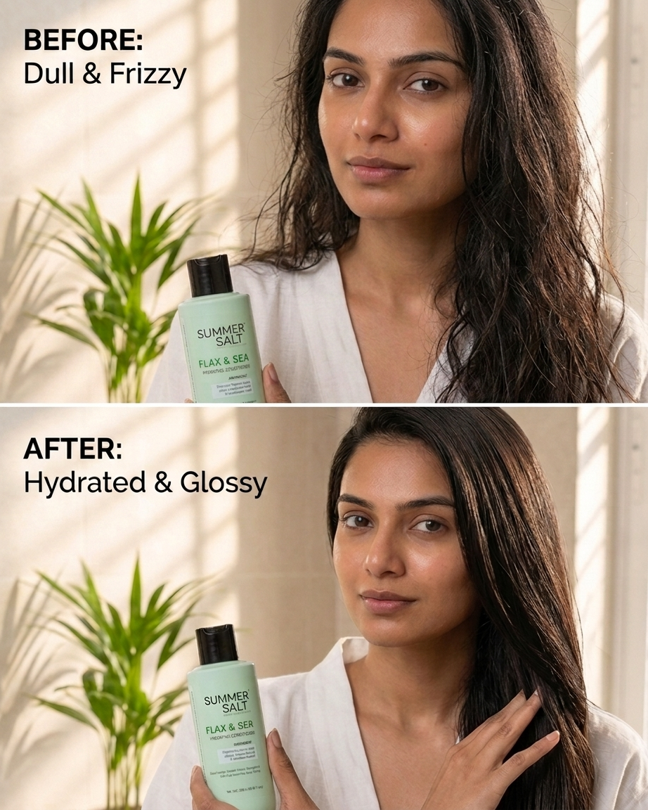 Flaxseed & Seaweed Extract Hydrating Conditioner For Vibrant Shiny Hair 250ml