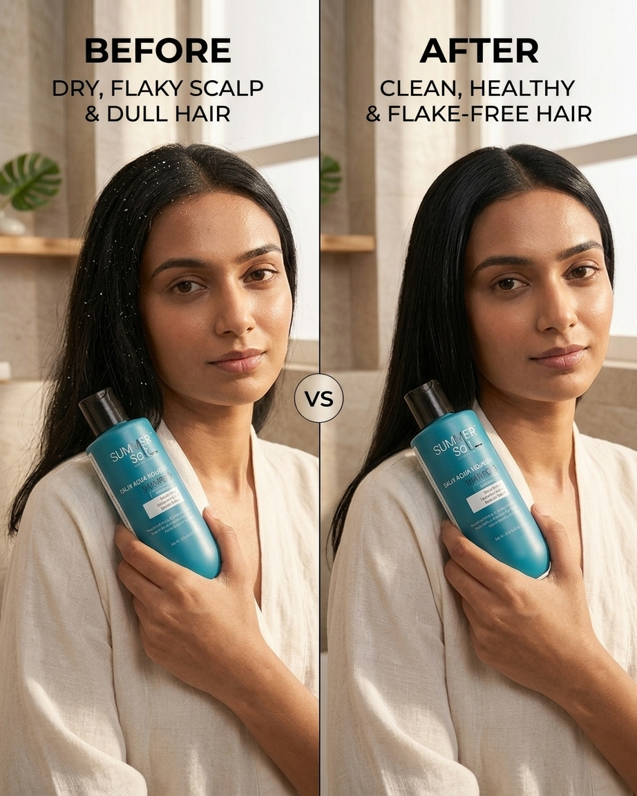 Salicyclic Acid & Sea-Weed Extract Nourishing Shampoo For Dandruff & Hair-Fall Control 250ml