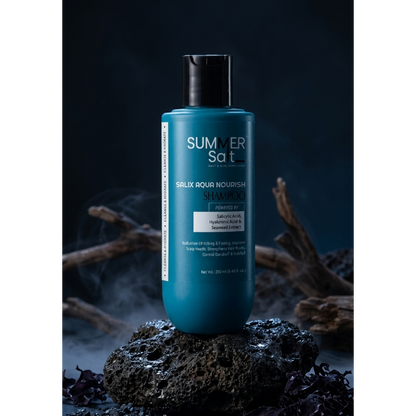 Salicyclic Acid & Sea-Weed Extract Nourishing Shampoo For Dandruff & Hair-Fall Control 250ml