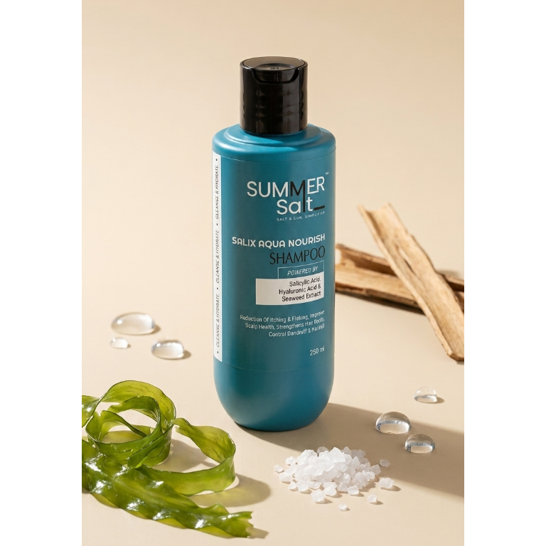 Salicyclic Acid & Sea-Weed Extract Nourishing Shampoo For Dandruff & Hair-Fall Control 250ml